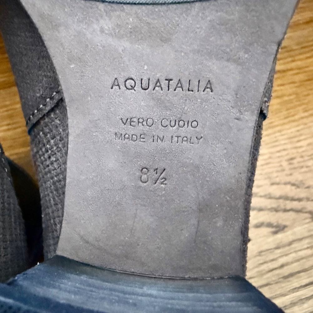 Aquatalia Taylor Gray Suede Ankle Bootie 8.5 NWT - Picture 9 of 10